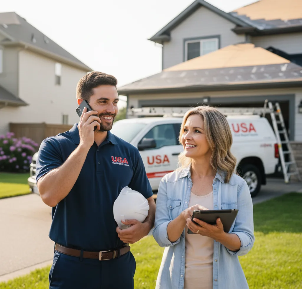 USA Roof Repair Experts customer support in Rutherford College